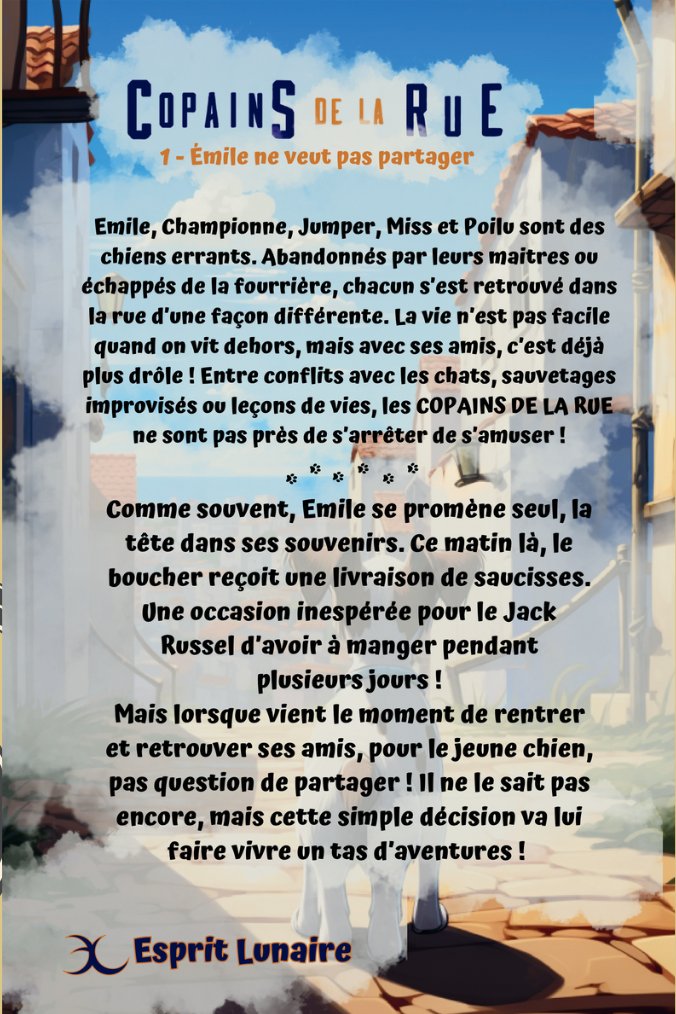 Résumé au dos du livre Emile ne veut pas Partager